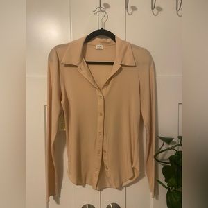NWT Aritzia Wilfred Button Up Blouse